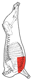 Brisket Point End, HAM7 code 2333: carcase location diagram (placeholder illustration)
